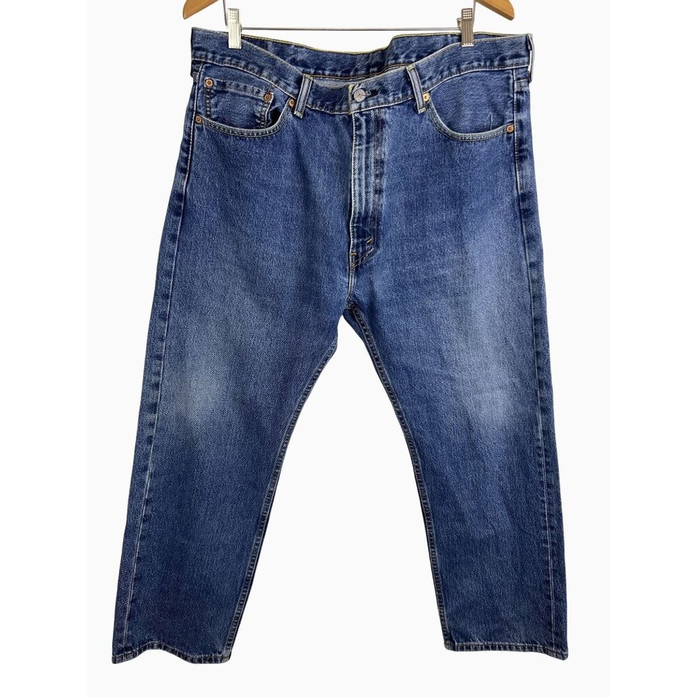 Mens Levis 505 Straight Leg Jeans W40 L29 Blue Denim